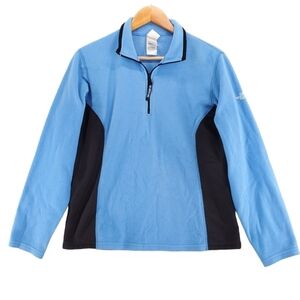 Vtg Y2K North Face Jacket Ws L 1/4 Zip Pullover Fleece Polartec Outdoor Gorp USA